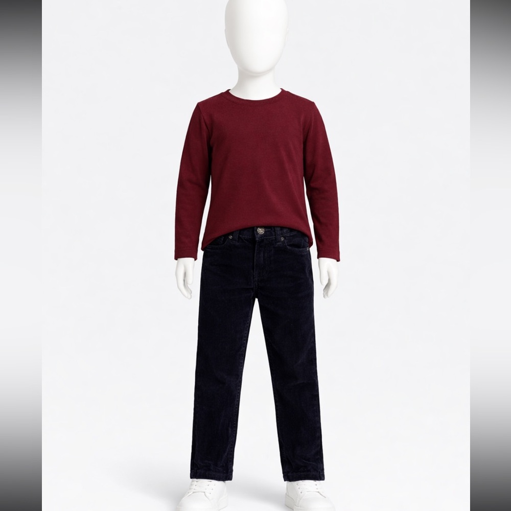 Vineyards vine Kids Black velvet pants